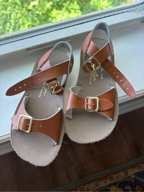 Child Sun-San Surfer leather sandals